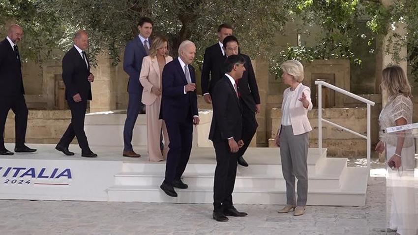 G7 Zirvesi'ne damga vuran anlar: Bir kadın bu kadar bekletilmez