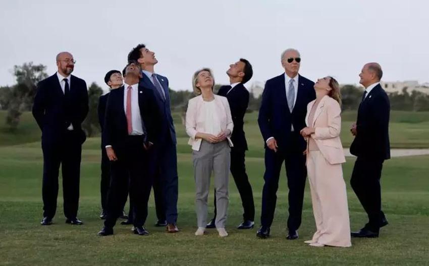 G7 Zirvesi'ne damga vuran anlar: Bir kadın bu kadar bekletilmez
