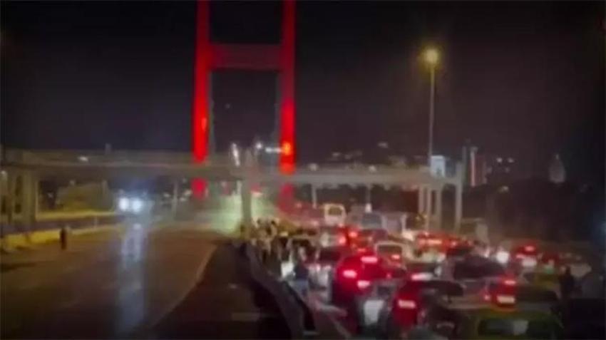15 Temmuz Köprüsü'nde şüpheli araç alarmı! 'Bisiklet aküsüne bomba süsü vermiş'