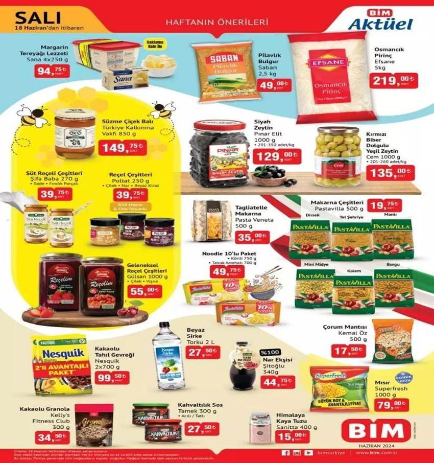 BİM 18-21 Haziran 2024 aktüel: BİM 18-21 Haziran aktüel ürünler kataloğunda bu hafta hangi ürünler var?