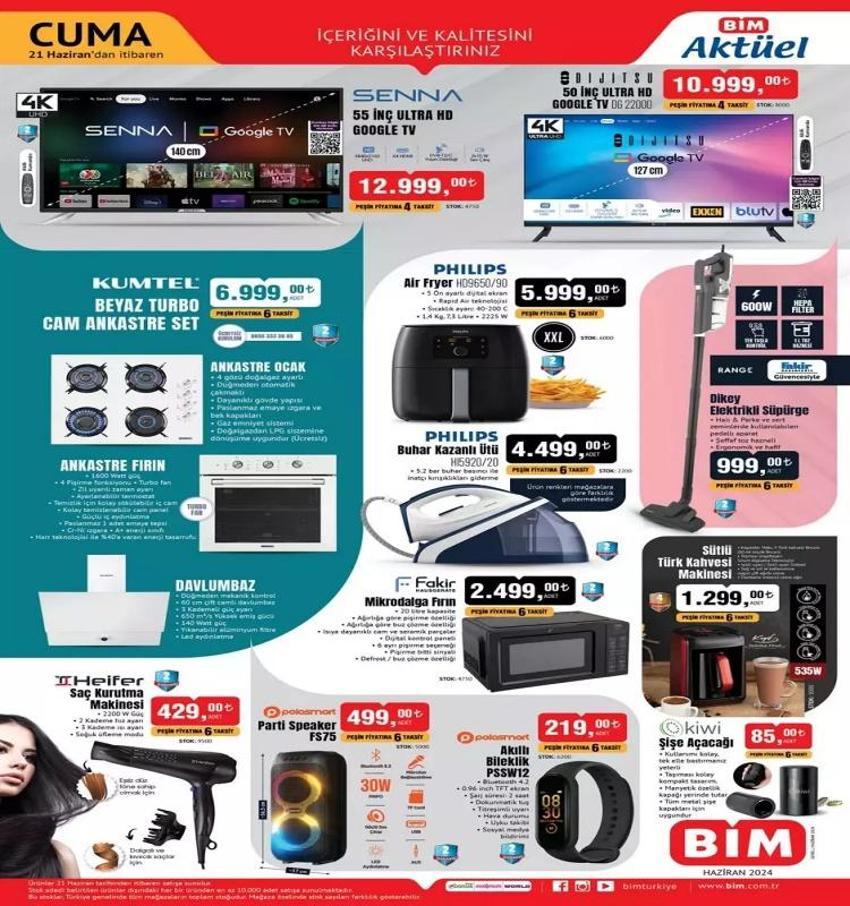 BİM 18-21 Haziran 2024 aktüel: BİM 18-21 Haziran aktüel ürünler kataloğunda bu hafta hangi ürünler var?