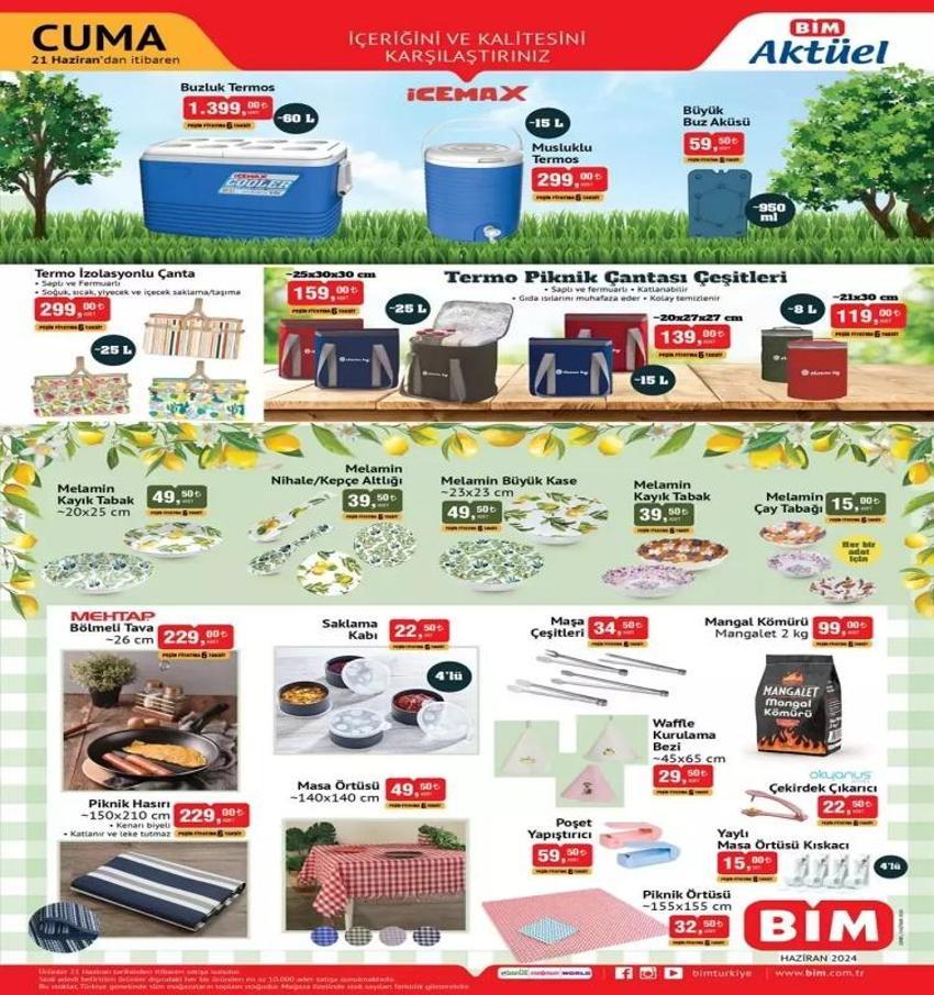 BİM 18-21 Haziran 2024 aktüel: BİM 18-21 Haziran aktüel ürünler kataloğunda bu hafta hangi ürünler var?