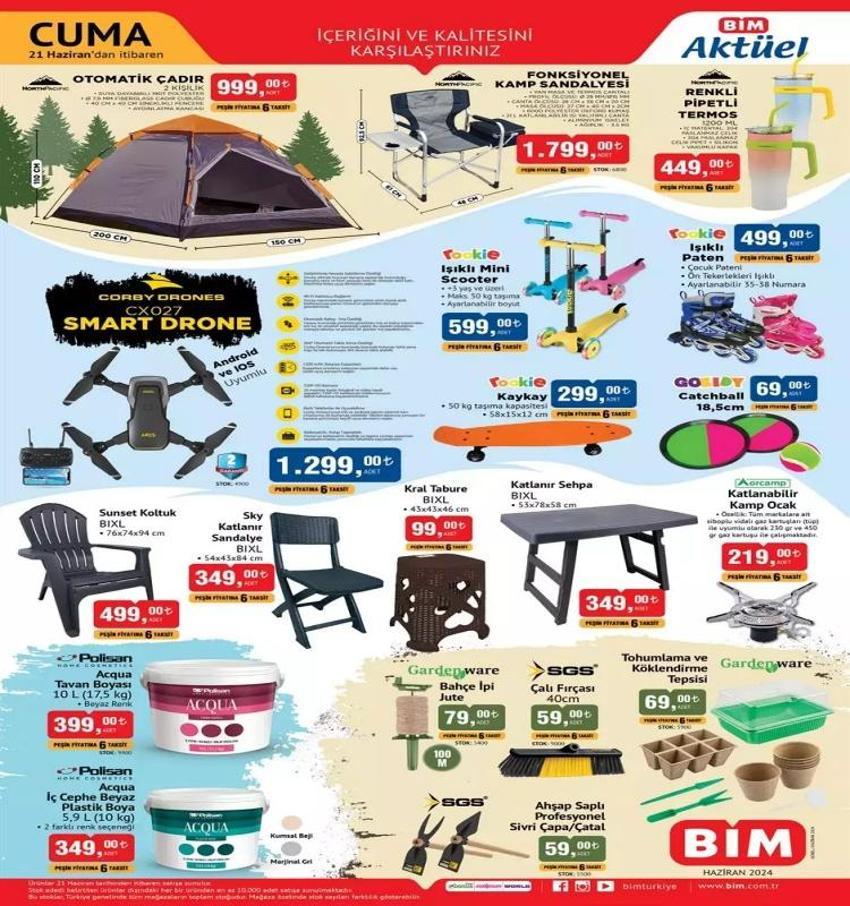 BİM 18-21 Haziran 2024 aktüel: BİM 18-21 Haziran aktüel ürünler kataloğunda bu hafta hangi ürünler var?