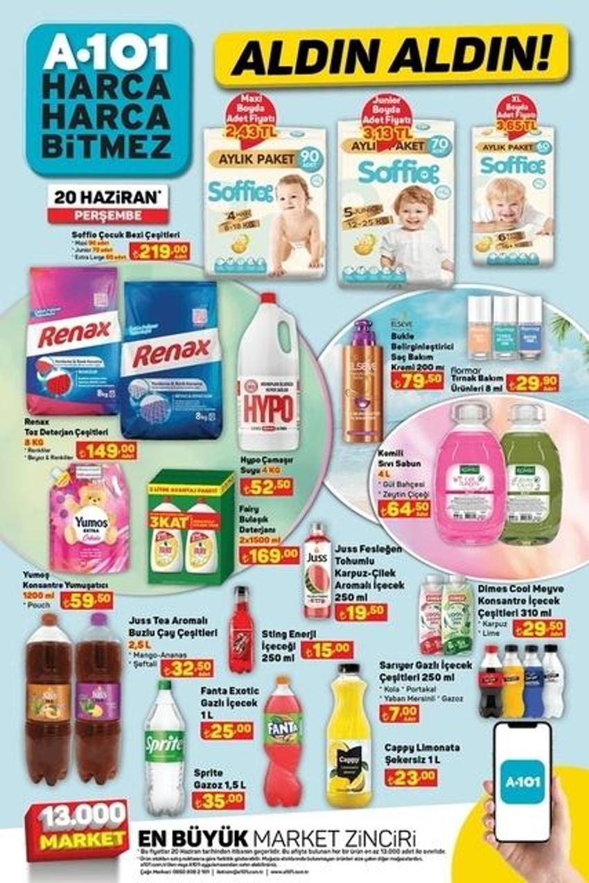 A101 bu hafta dopdolu: 20 Haziran A101 aktüel katalogda hangi ürünler var? 