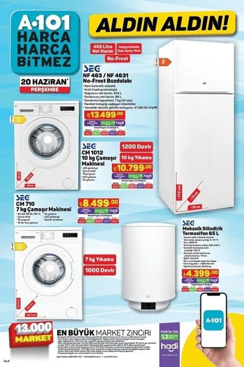A101 bu hafta dopdolu: 20 Haziran A101 aktüel katalogda hangi ürünler var? 