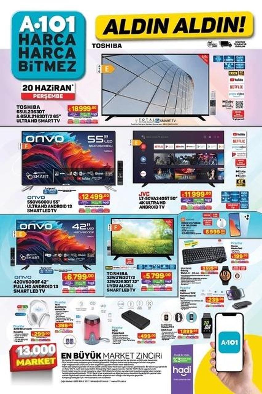 A101 bu hafta dopdolu: 20 Haziran A101 aktüel katalogda hangi ürünler var? 