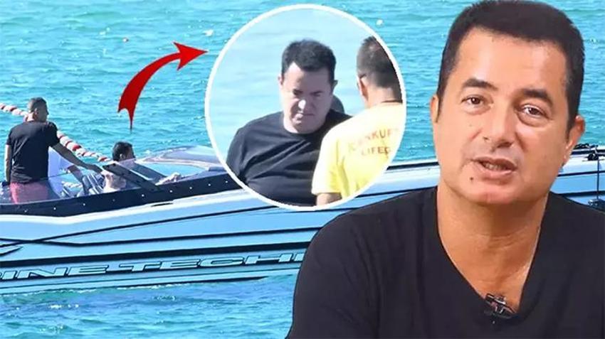 Acun Ilıcalı sürat teknesinde hız tutkusunu konuşturdu