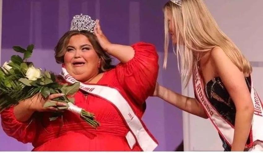 Güzellik kraliçesi seçilince linç yedi! 94 kiloluk güzel o kadar küçük düşürücü mesajlar aldı ki! Yerin dibine sokan yorumlar var