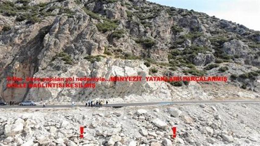 Salda gölü'ne asfalt döküldü! Vereceği zarar göz ardı edildi