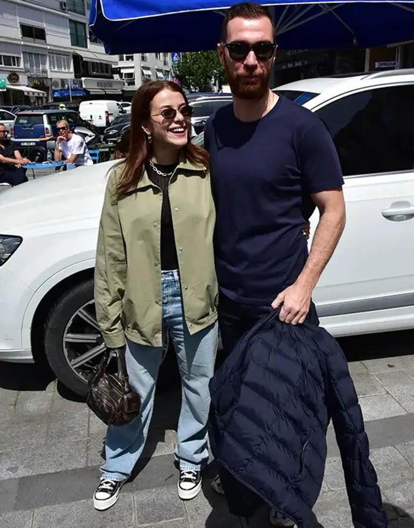 Oğulcan Engin-İlayda Alişan çiftinden Çeşme'de romantik anlar! Denizde şakalaştılar