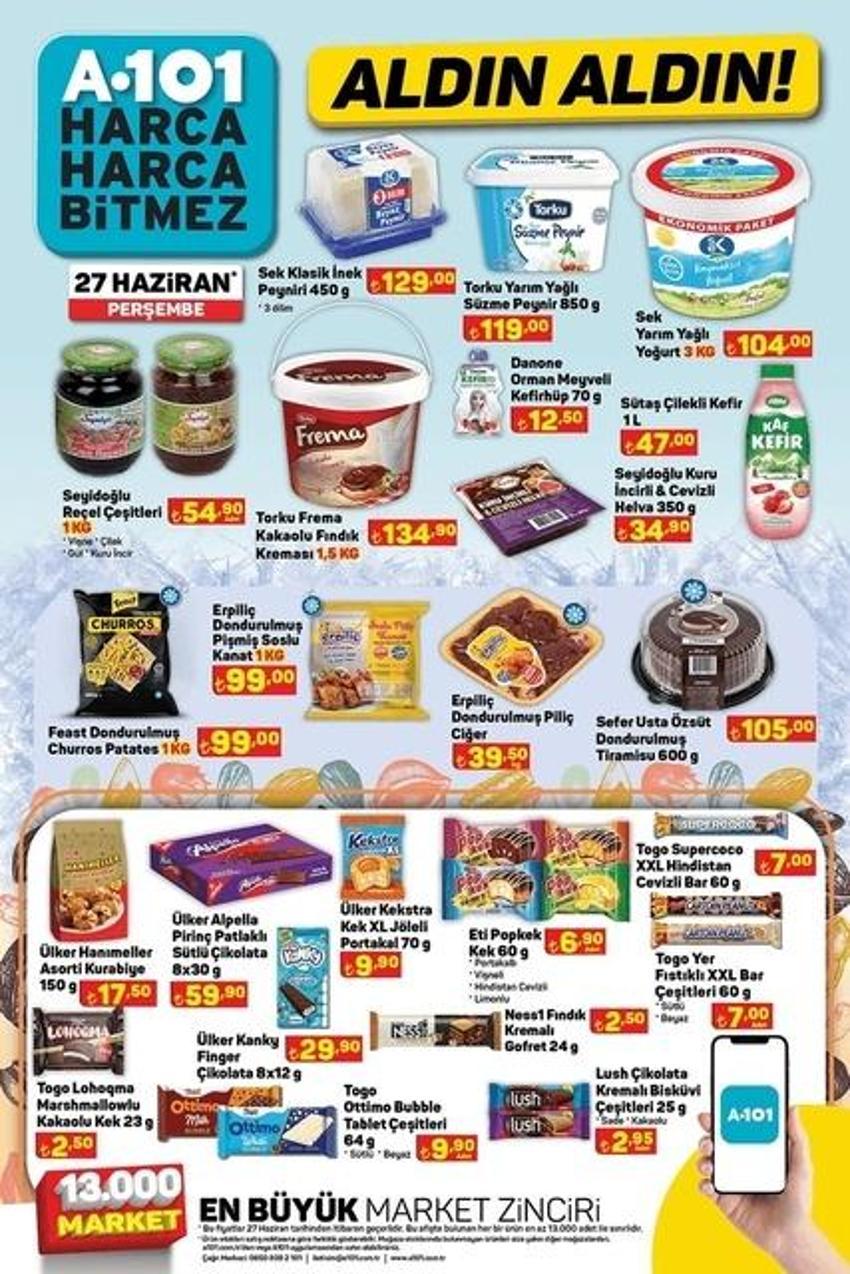 A101 27 Haziran 2024 aktüel kataloğu: İndirimli ürünlerde neler var?