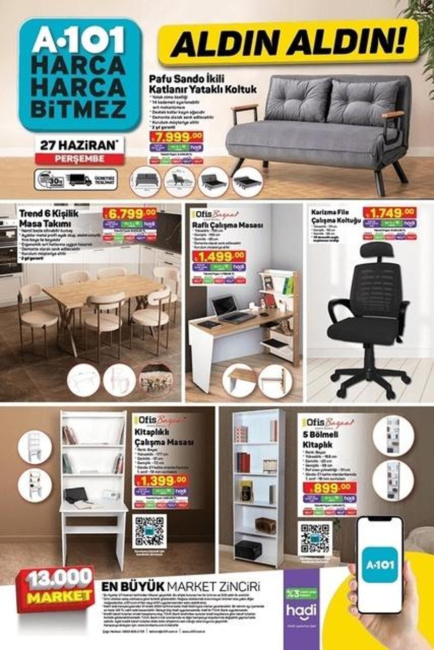 A101 27 Haziran 2024 aktüel kataloğu: İndirimli ürünlerde neler var?