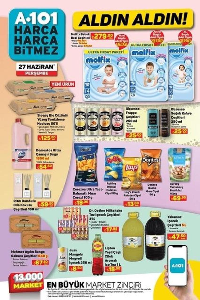 A101 27 Haziran 2024 aktüel kataloğu: İndirimli ürünlerde neler var?
