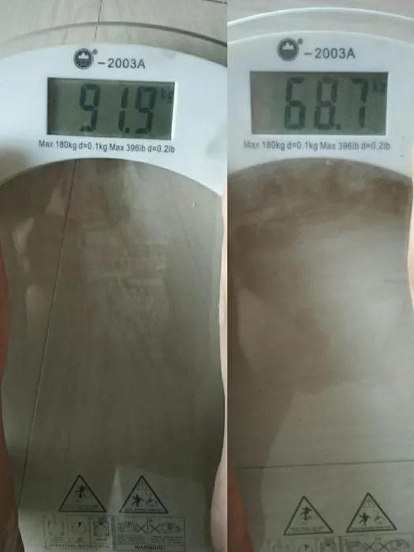 Spora gitmedi, diyet yapmadı! 10 ayda 23 kilo verdiren tüyoyu uygulayan adam tığ gibi delikanlı oldu
