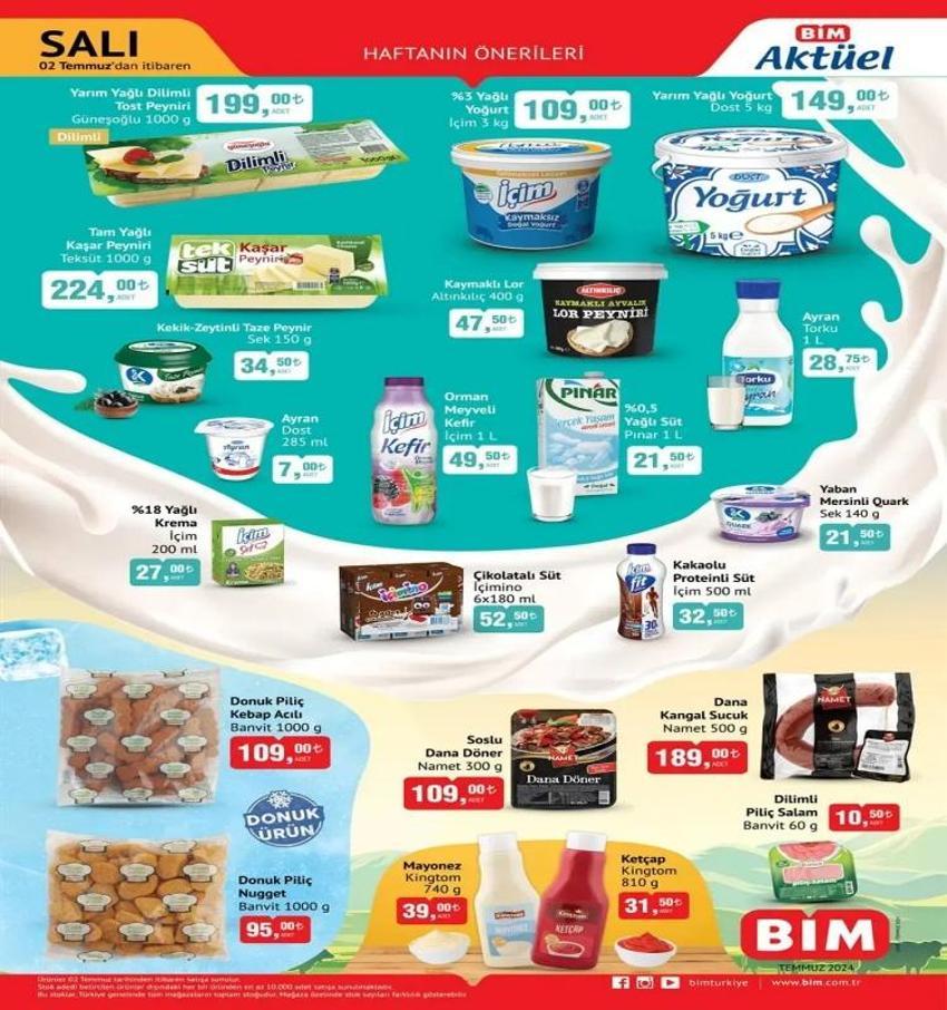 BİM 2-5 Temmuz aktüel katalog 2024: BİM'de bu hafta Salı ve Cuma hangi ürünler satışta olacak? 
