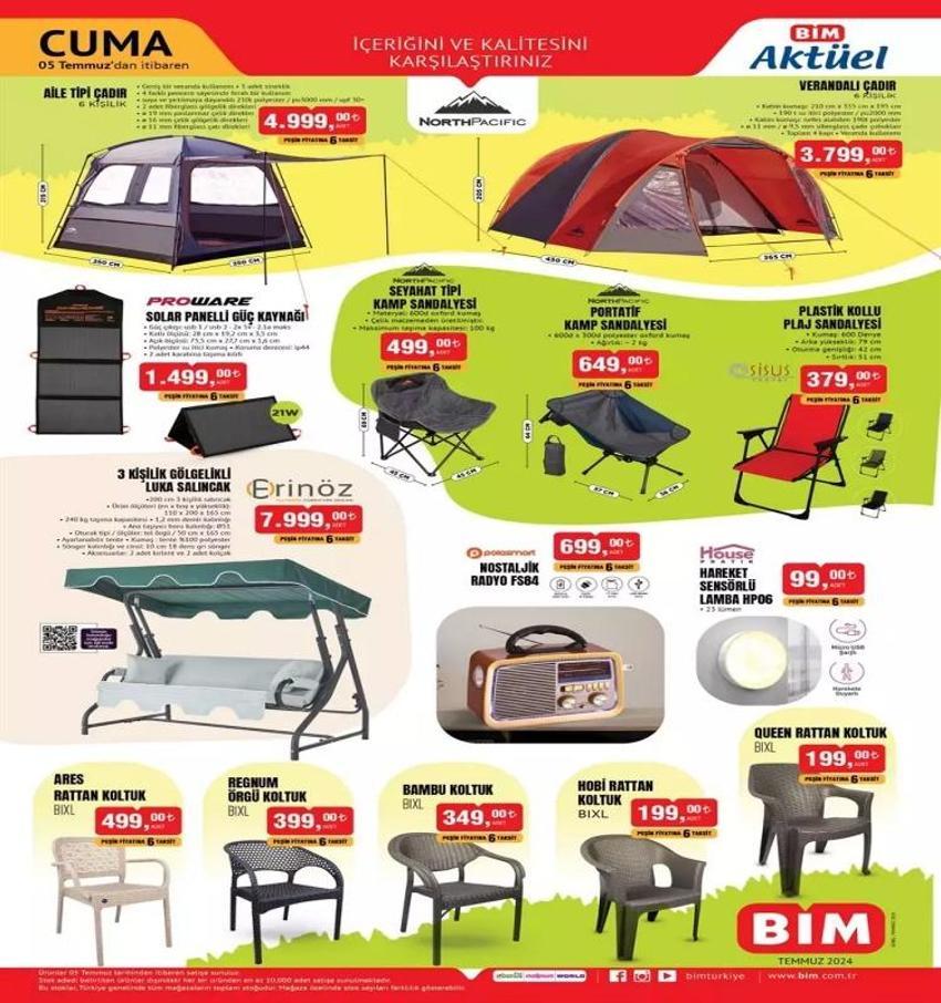 BİM 2-5 Temmuz aktüel katalog 2024: BİM'de bu hafta Salı ve Cuma hangi ürünler satışta olacak? 