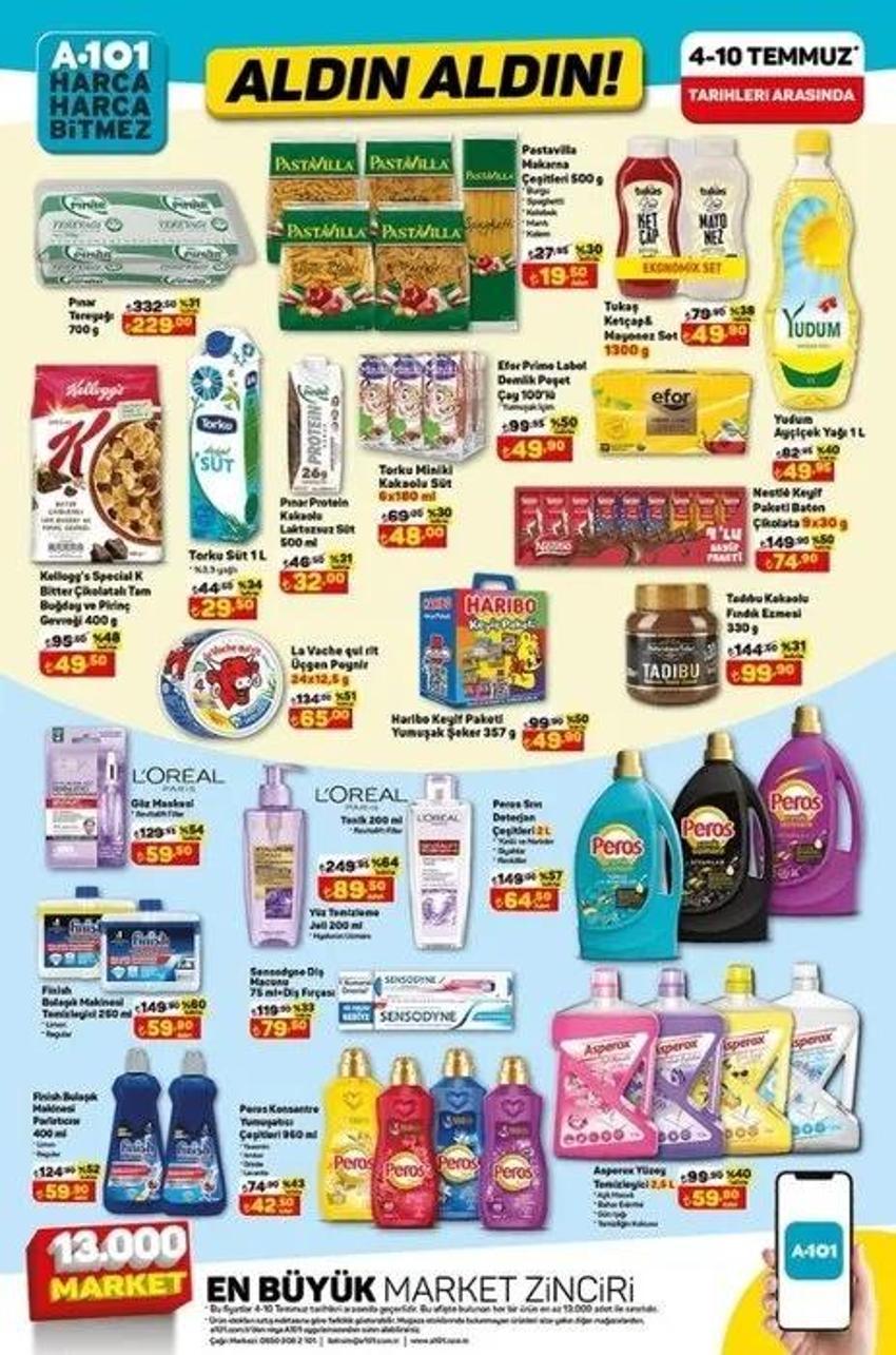 A101 İNDİRİM: 4 Temmuz A101 aktüel katalog 2024 yayınlandı! Bu Perşembe hangi ürünler indirimde?