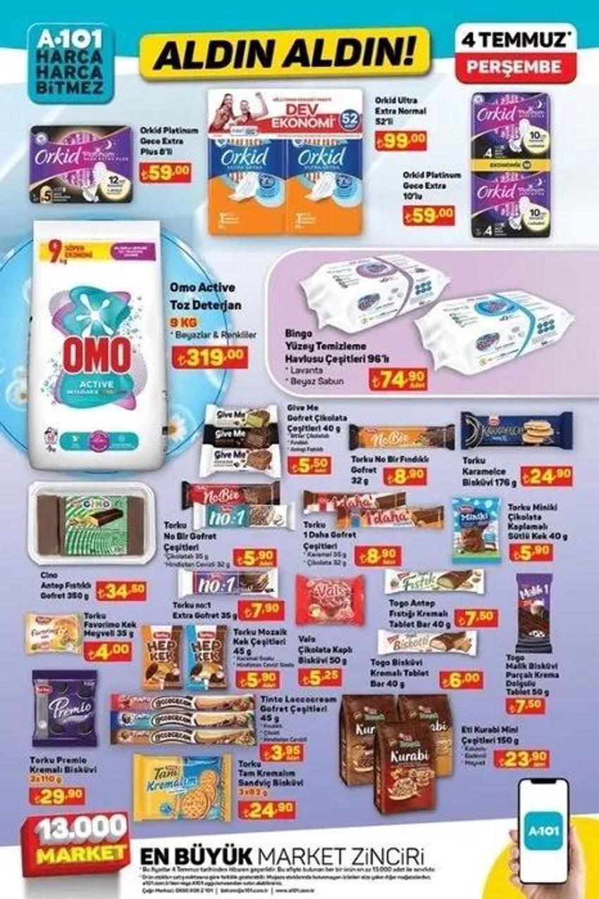 A101 İNDİRİM: 4 Temmuz A101 aktüel katalog 2024 yayınlandı! Bu Perşembe hangi ürünler indirimde?