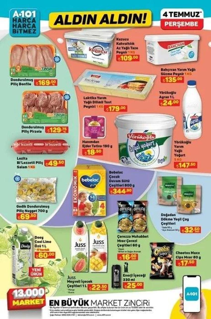 A101 İNDİRİM: 4 Temmuz A101 aktüel katalog 2024 yayınlandı! Bu Perşembe hangi ürünler indirimde?