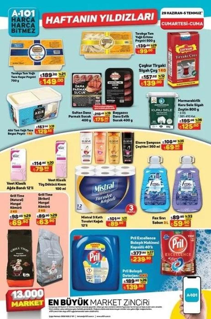 A101 İNDİRİM: 4 Temmuz A101 aktüel katalog 2024 yayınlandı! Bu Perşembe hangi ürünler indirimde?