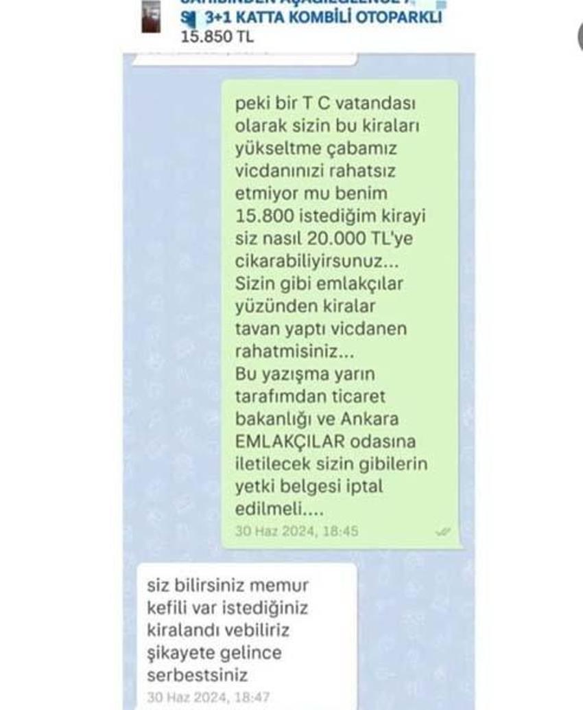 Emlakçının ev sahibine teklifi pes dedirtti! "Sizin yüzünüzden kiralar tavan yaptı"