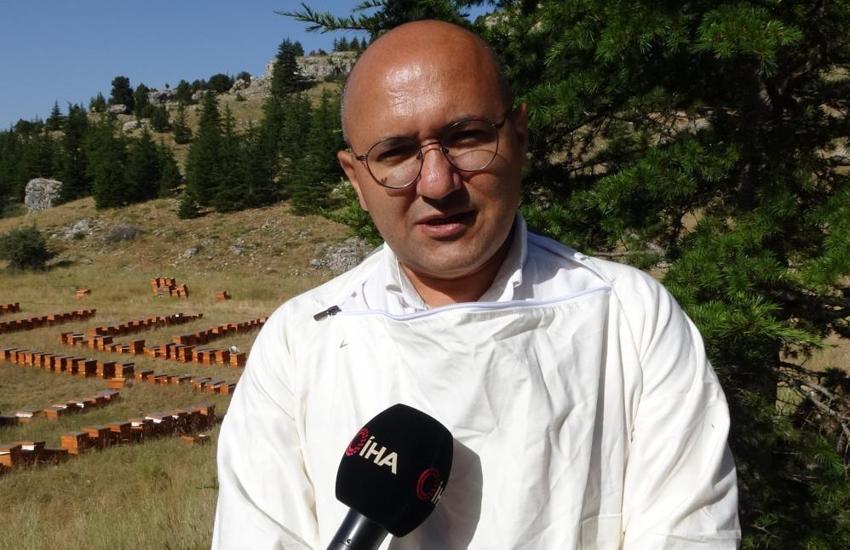 Faydaları saymakla bitmeyen şifa deposu sedir balının sağımı başladı