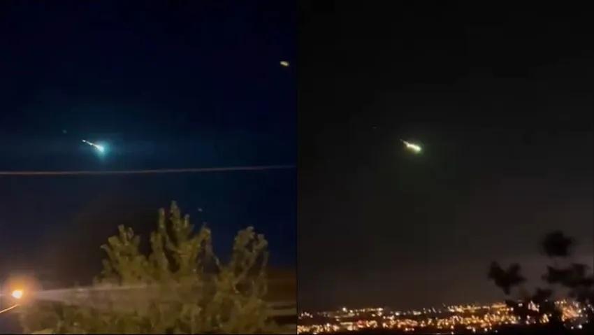 Göktaşı hangi illere, nereye düştü? İstanbul'a göktaşı mı düştü? Meteor hangi şehirlerde görüldü?