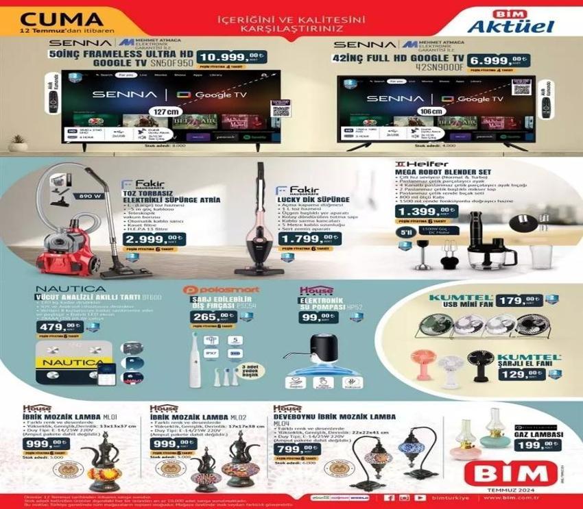 BİM 9-12 Temmuz aktüel katalog: Bu hafta BİM'de indirimli ürünler hangileri? Cam silme robotu fırsatla geliyor