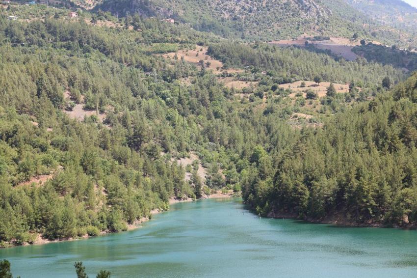 Adana'da Karadeniz'i andıran manzara: Feke baraj göleti görenleri kendine hayran bırakıyor