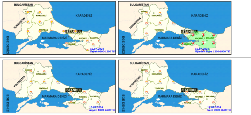 Yağmur kuvvetli şekilde geri dönüyor! İstanbul dahil 16 il için saat verildi