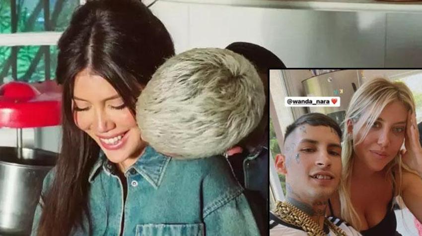 Wanda Nara ayrılık açıklaması sonrası rapçi L-Gante'yla buluştu!