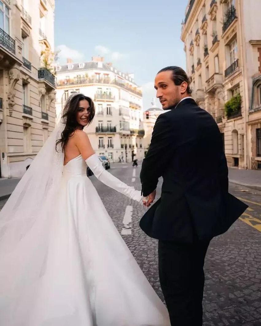 Melisa Aslı Pamuk ve Yusuf Yazıcı evlenmişti! Düğün fotoğrafları geldi!