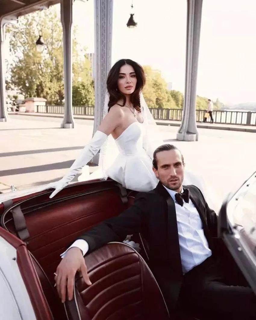 Melisa Aslı Pamuk ve Yusuf Yazıcı evlenmişti! Düğün fotoğrafları geldi!