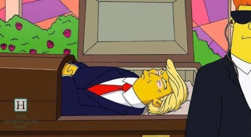 Simpsonlar yine bildi: Trump kehaneti ortaya çıktı!