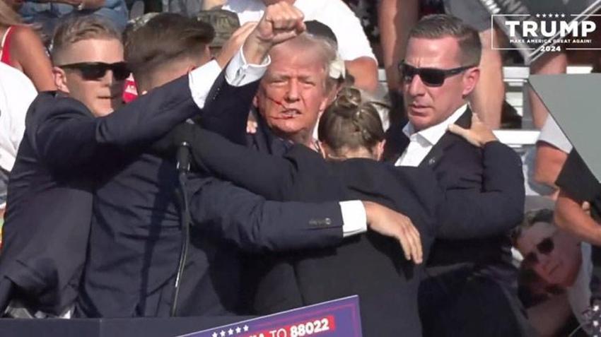 Başkan adayı Trump vurulduktan sonra ağzından tek bir kelime çıktı! ABD için her şey değişti...