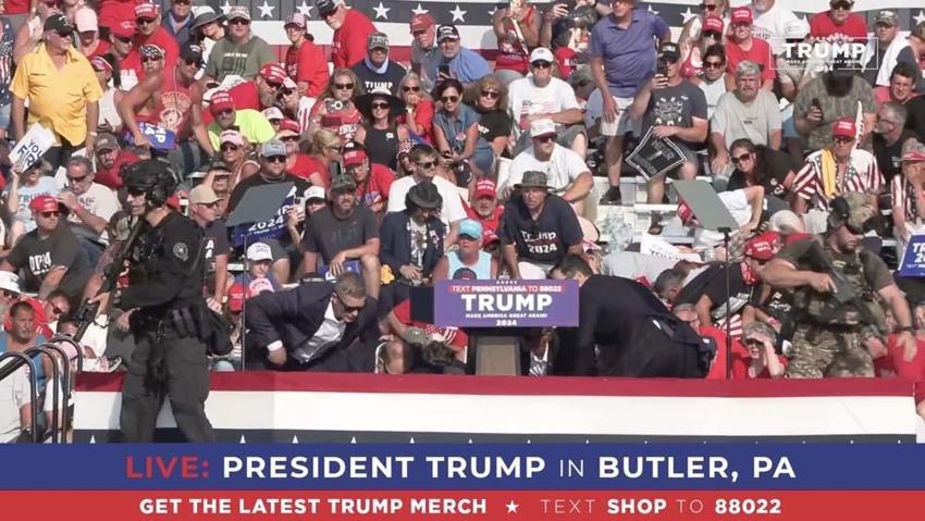 Başkan adayı Trump vurulduktan sonra ağzından tek bir kelime çıktı! ABD için her şey değişti...
