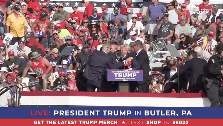 Başkan adayı Trump vurulduktan sonra ağzından tek bir kelime çıktı! ABD için her şey değişti...