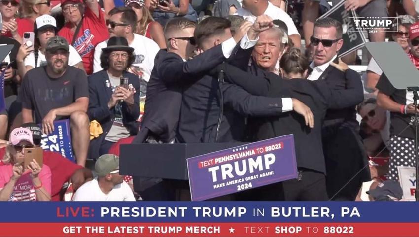 Başkan adayı Trump vurulduktan sonra ağzından tek bir kelime çıktı! ABD için her şey değişti...