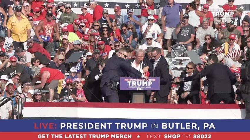 Başkan adayı Trump vurulduktan sonra ağzından tek bir kelime çıktı! ABD için her şey değişti...