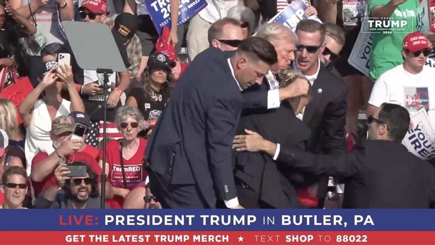 Başkan adayı Trump vurulduktan sonra ağzından tek bir kelime çıktı! ABD için her şey değişti...