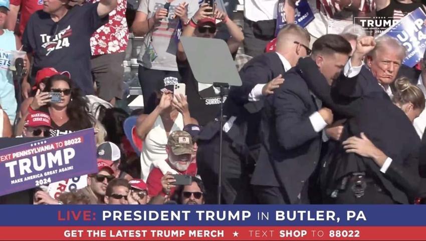 Başkan adayı Trump vurulduktan sonra ağzından tek bir kelime çıktı! ABD için her şey değişti...