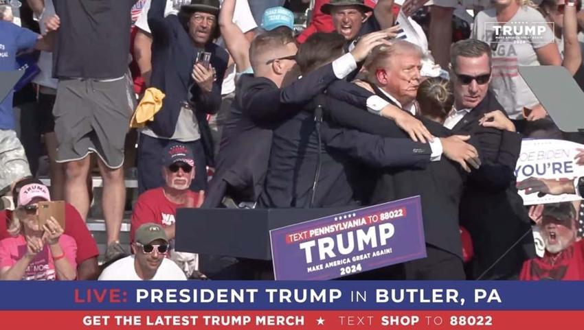 Başkan adayı Trump vurulduktan sonra ağzından tek bir kelime çıktı! ABD için her şey değişti...