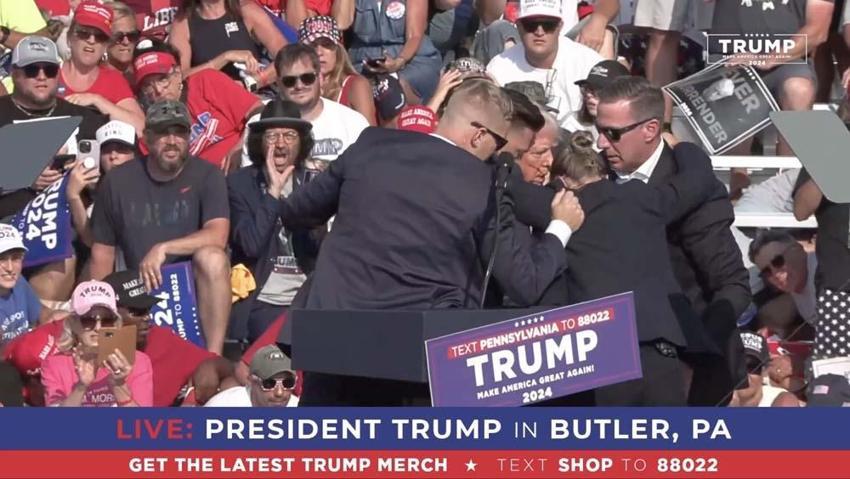 Başkan adayı Trump vurulduktan sonra ağzından tek bir kelime çıktı! ABD için her şey değişti...