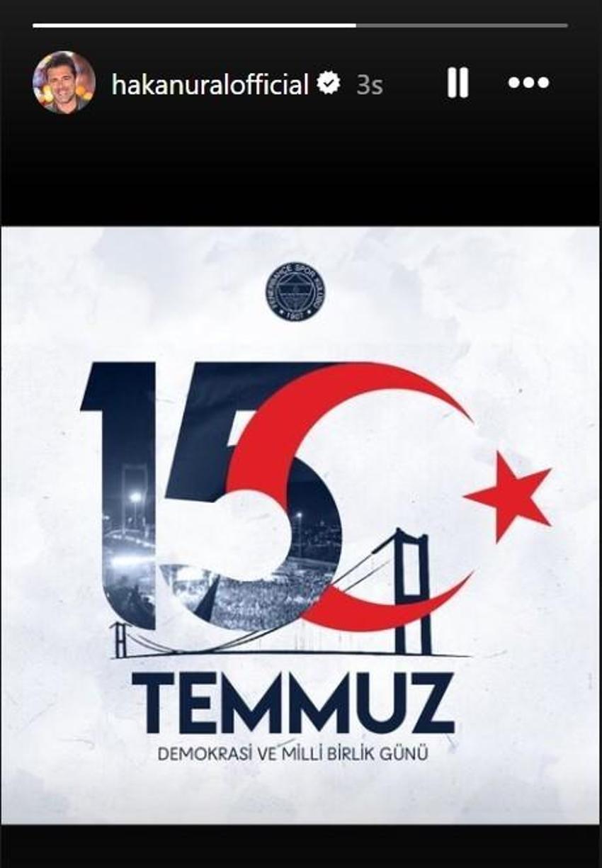 Büyük bir destan yazıldı… Ünlüler 15 Temmuz’u unutmadı