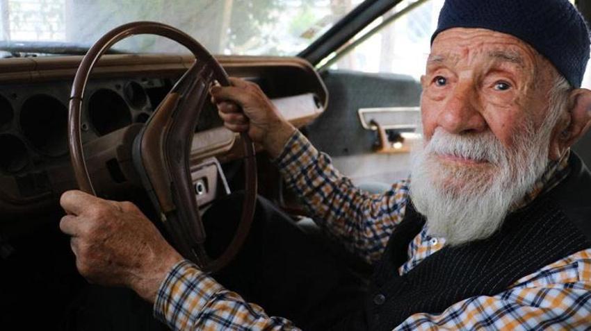Sivas'ta 98'lik delikanlı 48 yaşındaki otomobilini garajında saklıyor! Ölmeden önceyse tek bir dileği var