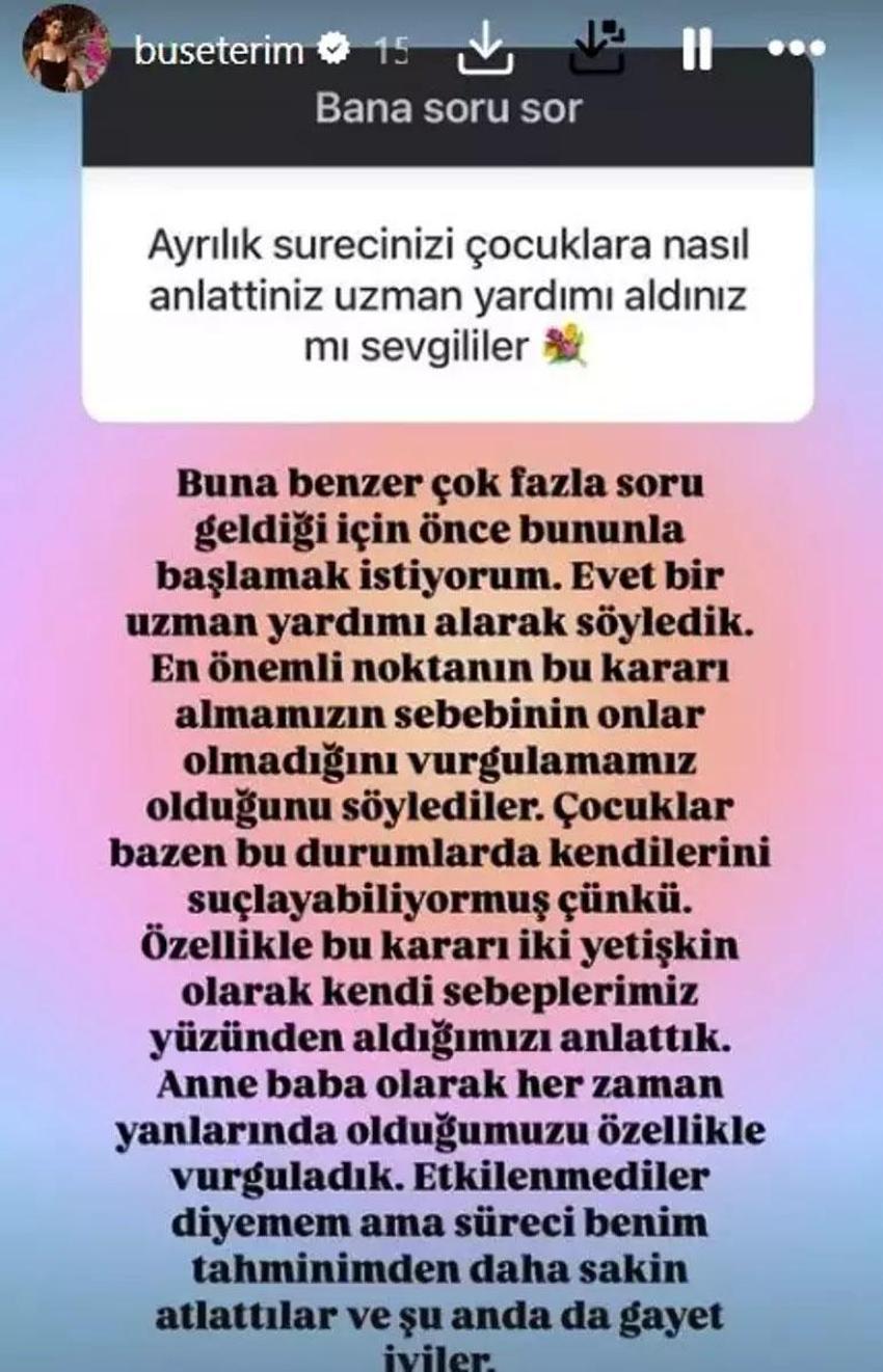 Buse Terim boşanma sonrası ilk kez soruları yanıtladı! “Ertelediğim şeyleri yapıyorum”
