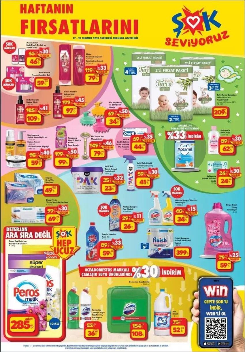 İndirimde bu hafta: ŞOK 17-23 Temmuz aktüel katalog 2024: ŞOK'ta bu hafta neler var?