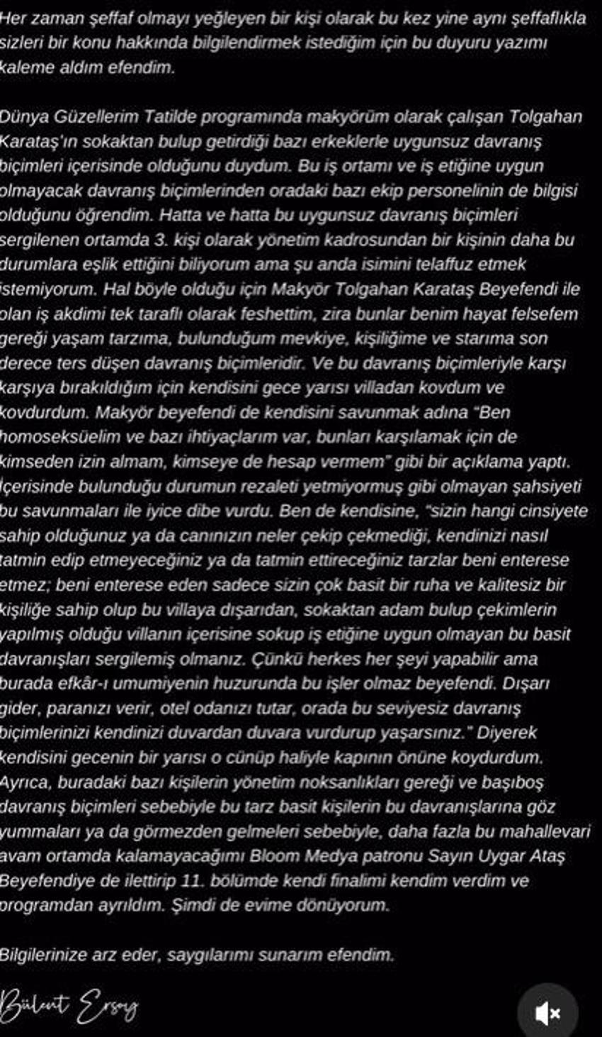 Bülent Ersoy Dünya Güzellerim Tatil’de programından ayrıldı! Makyörünün cinsel hayatını öne sürdü