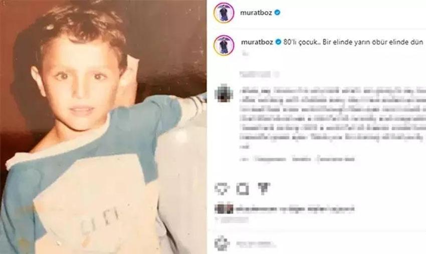 Murat Boz’dan nostaljik fotoğraf! ‘Bir elinde yarın, öbür elinde dün’