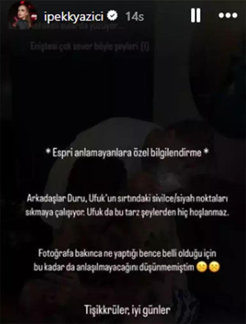 'Baldız tehlikeli sularda yüzüyor' paylaşımı sonrası İpek Filiz Yazıcı'dan açıklama geldi